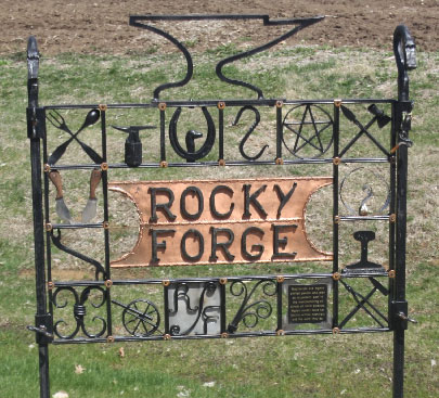 Rocky Forge Sign