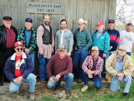The Rocky Forge Blacksmith Guild at the Indebendence, Indiana blacksmith shop